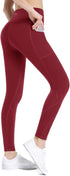 High Waisted Tummy Control Leggings-Yoga-Pants with Pockets Leggings for Women Workout Squat Proof Tights